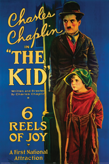 (image for) Charlie Chaplin The Kid Vintage Style - Click Image to Close